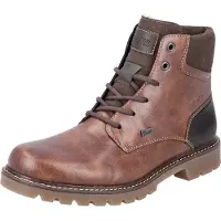 Rieker Herren Stiefelette Schnürung Used Look Reißverschluss 38840, Größe:41 EU, Farbe:Braun