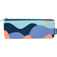 Milan THE FUN kleine flache Federtasche blau
