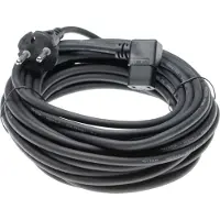 VHBW Stromkabel kompatibel mit Nilfisk Viper, VP600, VP400, VP300, Saltix 10, LSU 375, LSU 275 Staubsauger - 10 m Kabel, Anschlusskabel