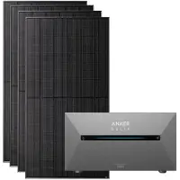 Anker SOLIX Solarbank 2 E1600 Pro Balkonkraftwerk Speicher mit 500Wp Solarmodul Set - 1000Wp ‚Äì 2 Module / Ohne Erweiterungsakku / Ohne HAL