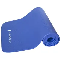 HMS Rutschfeste Yogamatte – 183 cm Lange Übungsmatte für Maximalen Komfort Blau