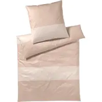 JOOP! ! Comfort Satin Bettwäsche Split 4118-8 Streifen beige 135x200