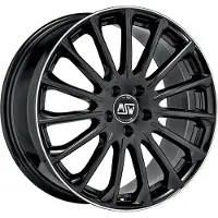 MSW Alufelge 30 8X18 5X112 Et 30 Gloss Black+Diamond Lip