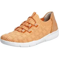 Rieker Sportliche Slipper Damen 31373738303134 Orange 40 EU