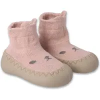 Befado rosa Socken mit Gummisohlen, Barfuß, Stiefeletten, 002P043
