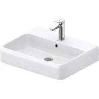 Duravit Aufsatzwaschtisch Qatego 60x47cm, w g HG, m HL, Ü, HL, geschli.