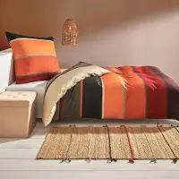 TRAUMSCHLAF Mako-Satin Bettwäsche Orlando 240x220 cm + 2x 80x80 cm terra