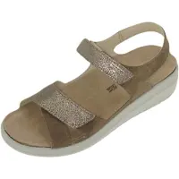 Rohde Rivella Damenschuhe Hausschuhe Sandale Braun Freizeit