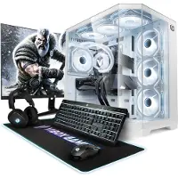 VIBOX Gaming PC Set Komplett - Monitor 27 Zoll - AMD Ryzen 7 9800X3D 5,0 GHz - Nvidia RTX 5080 16 GB - 32 GB RAM - 1 TB NVMe SSD - Windows 11 - WiFi 6 + Bluetooth 5.4