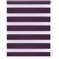 Lichtblick Duo Rollo Klemmfix, ohne Bohren Brombeer, 110 cm, 110 cm x 150 cm (B x L) KDR.110.150.03