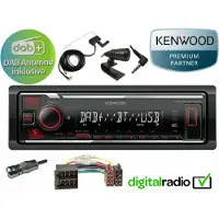 DSX Kenwood Bluetooth DAB+ USB Radio Antenne inklusive passend für VW Golf 3 III 1991- 2002