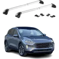 Aurilis Dachträger Grundträger für Ford Kuga 2019-2025 Aluminium Silber 2 tlg ABE