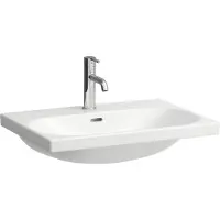 Laufen LF Lua Unterbau-Waschtisch, 81008.4, 650x460, 1 Hahnloch, mit Überlauf, weiß, 1 Stk.