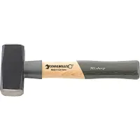 Stahlwille 10962, Schläger, Holz, Schwarz, Grau, Holz, 26 cm, 100 mm, 1,66 kg