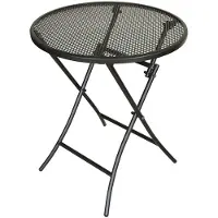 FRG Klapptisch 60 x 60 x 72,5 cm Metall Grau
