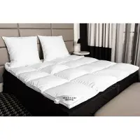 Mayaadi Home HS64 Matratzenauflage 80x200 cm 2700 Gramm Unterbett Topper Auflage 10% Daunen 90% Federn