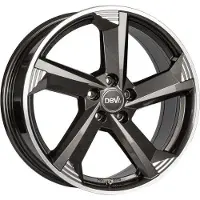 DBV 20 Zoll Alufelge TORINO III 8,5x20 5/108 ET40 anthrazit glänzend, front poliert Felge