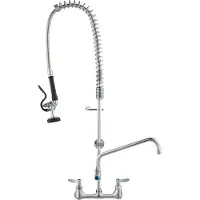 Vevor Kommerzieller Wasserhahn mit Vorspülbrause