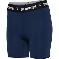 Hummel Hmlpulse Mid Waist Short Tights - dress blues, Größe:L
