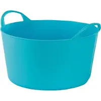 Adgo Flexibler Eimer zum Tragen Solide Griffe Flexi Bin 14L Blau