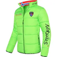 Nebulus Winterjacke EXODUS Herren, warme Outdoorjacke, praktische & vielseitige Übergangs- & Winterjacke, P4165 - Herren, grün-schwarz, XL