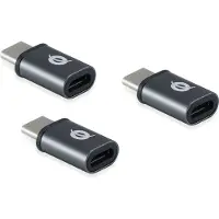 Conceptronic DONN05G, USB 2.0 Type-C, USB 2.0 Micro, Schwarz