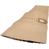 VHBW 10x Staubbeutel Ersatz für Nilfisk 140 7015 040, 1407015020, 1407015040, 140 7015 020 für Staubsauger - 34cm x 17cm braun