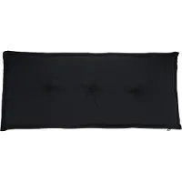 Kopu Prisma Schwarzes Gartenbankkissen 150x50 cm - Kissen für Gartenbänke