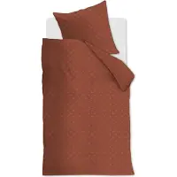 Vt wonen Bettwäsche vtwonen Sticking Dots Terrakotta Mako-Satin-155 x 220 cm