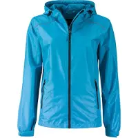 James & nicholson Sportliche, funktionale Outdoorjacke turquoise/iron-grey, Gr. S