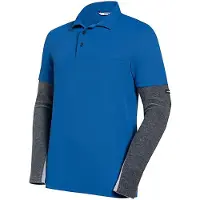 Uvex Poloshirt cut blau Gr. M