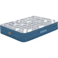 Bestway TriTech Doppelluftbett Fashion Flock mit integrierter Elektropumpe 203 x 152 x 36 cm