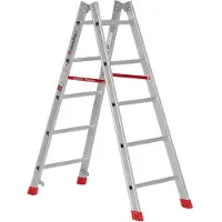 Euroline Premium 305 Sprossenstehleiter 2x5 Sprossen