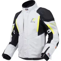 Rukka Shield-R Grau Gelb Motorrad Textiljacke Größe 62