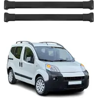 Omtec Dachträger Gepäckträger für Citroen Nemo 2008-2021 Relingträger Alu Schwarz