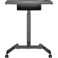 Vdd Schreibtisch-Sitz-Steh-Laptoptisch - Präsentationstisch - fahrbar - höhenverstellbar
