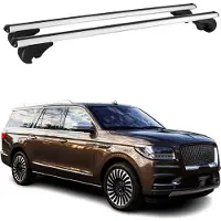 Omtec Dachträger für Lincoln Navigator 2018-2025 Gepäckträger Grundträger Alu Silber