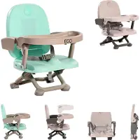 Lorelli Kinderstuhl Ego 2 in 1 Sitzerhhung Boostersitz Tisch abnehmbar klappbar grn