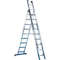 Facal Mehrzweckleiter DAMA 3-teilig 3x6 Sprossen