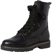 Tamaris 1-1-25214-27/003 BLACK LEATHER Schnürstiefel HW 21/22, Spocc:39
