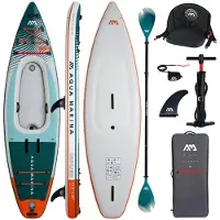Aqua Marina Cascade 11'2" SUP Kajak Set aufblasbar 2-in-1 mit Sitz, Paddel & Zubehör – 340 cm