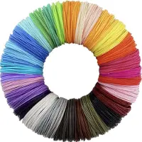 Maaleo Filament PLA 1,75mm Set 3D-Stift 3D-Drucker 19872, Größe:30 Farben- 3m