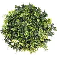 Hjh LIVING Pflanzenmatte LEAFLUXE WALL 2 Künstliche Pflanzenwand, Kunstpflanzen zur Wandmontage, 60.0 cm x 60.0 cm