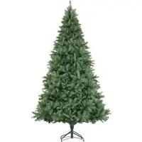 TecTake Weihnachtsbaum Prancer verschiedene Größen, künstlich in Grün, mit PVC- und Spritzgussnadeln pulverbeschichteter Metallständer mit Kunststoffkappen