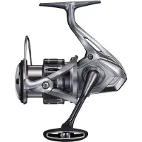 Shimano Nasci FC, 2500 S HG FC, Beidhändig, Spinning Angelrolle, Frontbremse, NAS2500SHGFC