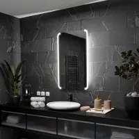 Alasta Badspiegel mit LED Beleuchtung - Seattle - 60 cm, 80 cm