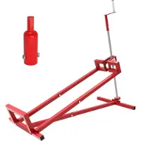Wiltec Hebevorrichtung Aufsitzmäher 250kg inkl. Adapter Reinigungshilfe Rasentraktor