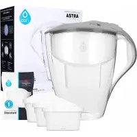 Dafi Astra Wasserfilterkanne 3L manuell + 3x Unimax Wasserfilter