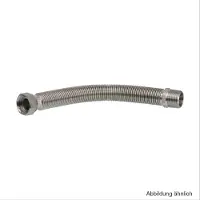 OEG Edelstahlwellrohr flex. ausziehbar 1"AG 750-1500 mm, inkl. Dichtung
