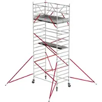 Altrex Fahrgerüst RS Tower 52 Aluminium mit Holz-Plattform 7,20m AH 1,35x1,85m